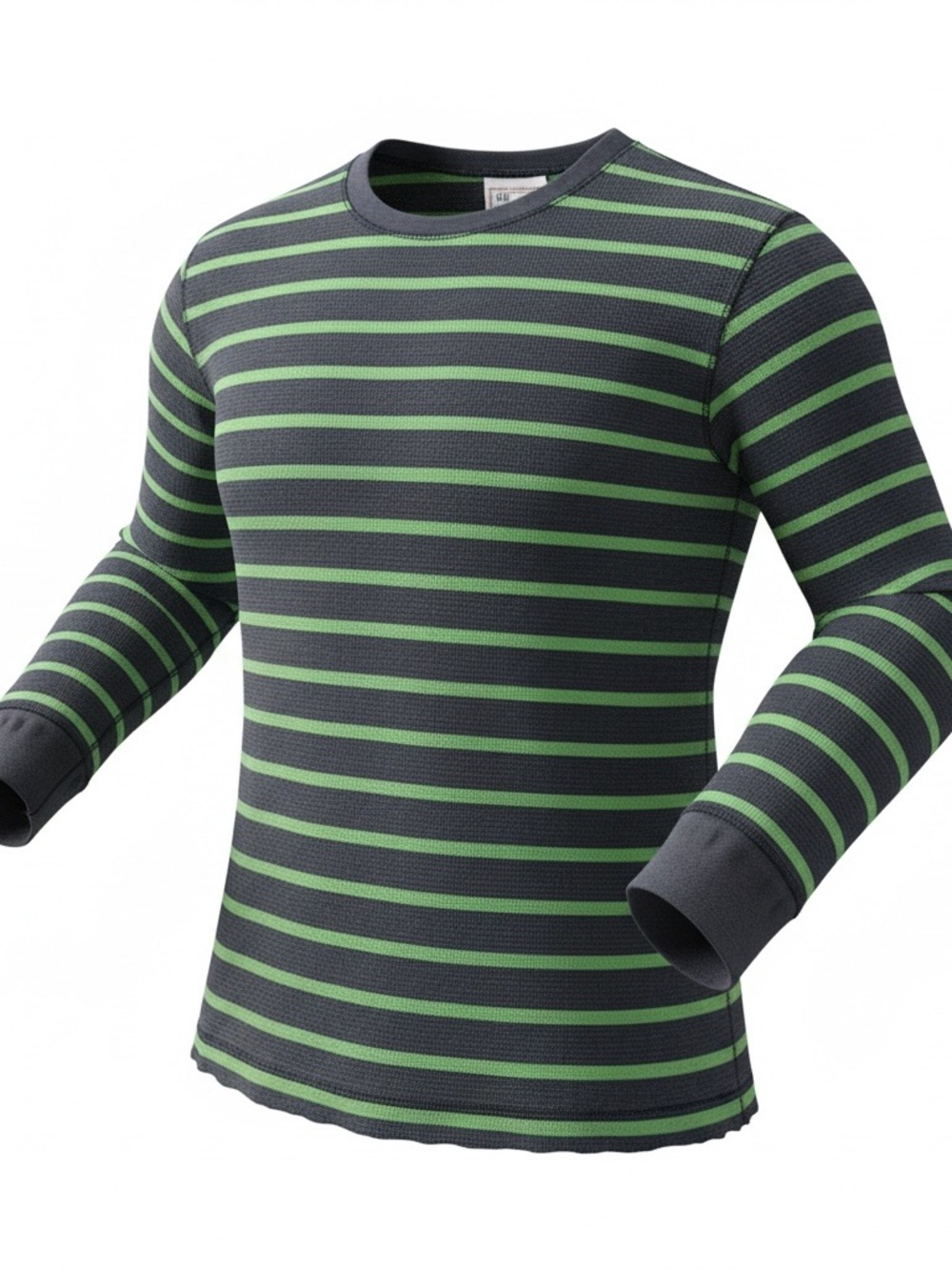 GAP Black and White Striped Long Sleeve Top
